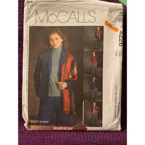 McCalls Sewing pattern4226 suit sewing pattern sz 6 8 10 12